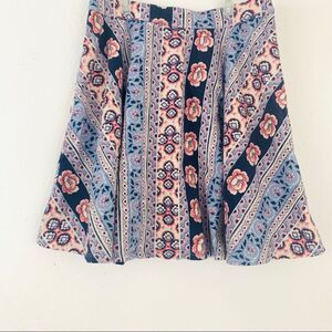 Vintage Hollister Floral Flare Skirt Size M